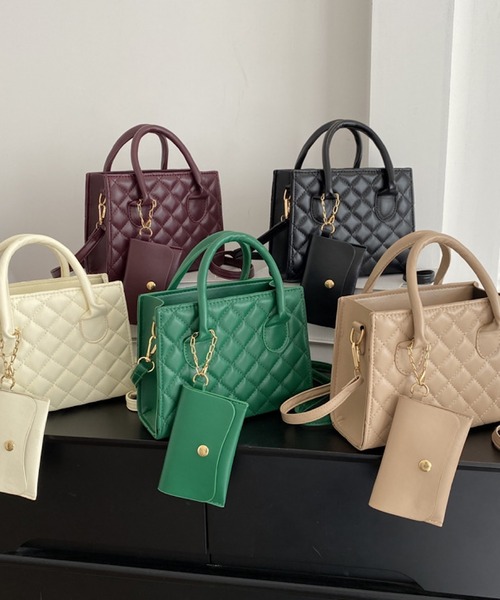 TONE SELECT GOODS（トーンセレクトグッズ）の「urbanfemine./PU2wayバッグ U7188（ショルダーバッグ・レディース・ブラック/ボルドー/ベージュ/ホワイト/グリーン・FREE）」の21枚目の写真