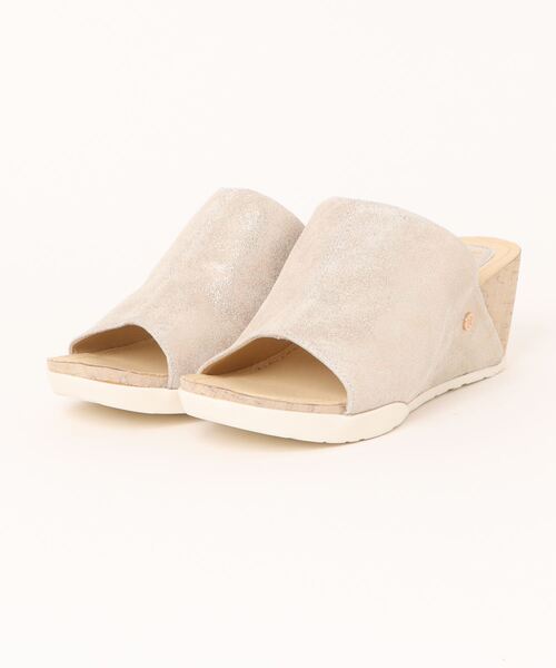 Bussola(ブソラ)の「【bussola】ウェッジヒールミュールサンダル(945710)(サンダル・レディース・シルバー/ゴールド・35/36/37/38/39)」の4枚目の写真