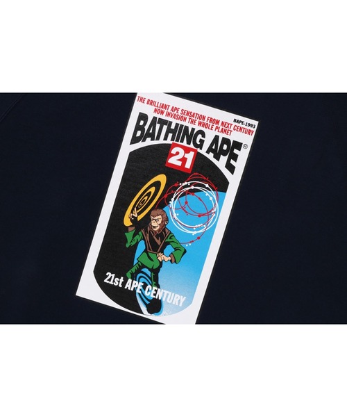 A BATHING APE（アベイシングエイプ）の「BATHING APE RELAXED FIT CREWNECK M（スウェット・メンズ・グレー・LARGE/MEDIUM）」の3枚目の写真