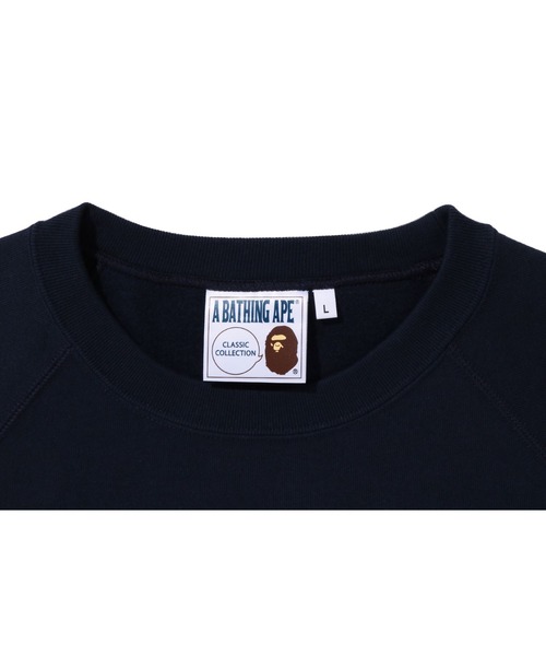 A BATHING APE（アベイシングエイプ）の「BATHING APE RELAXED FIT CREWNECK M（スウェット・メンズ・グレー・LARGE/MEDIUM）」の5枚目の写真