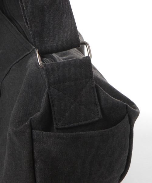 LAKOLE（ラコレ）の「ZIPキャンバスショルダー / 110640（ショルダーバッグ・メンズ・ナチュラル/ブラック/ライトグレー・FREE）」の20枚目の写真