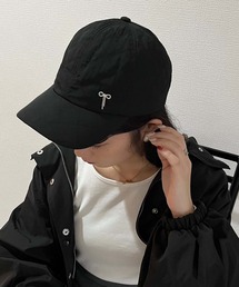 one after another NICE CLAUP | ラインストーンリボン付きキルティングキャップ(キャップ)