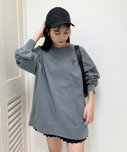 one after another NICE CLAUP(ワンアフターアナザーナイスクラップ)の「ラインストーンリボン付きキルティングキャップ(キャップ・レディース・ブラック/アイボリー/ピンク・FREE)」の15枚目の写真