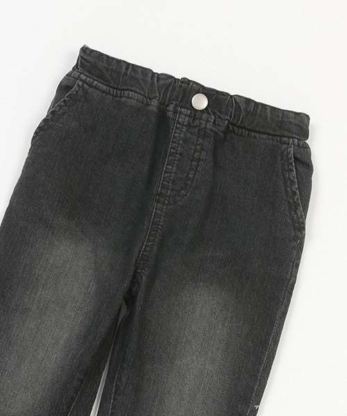 petit main(プティマイン)の「ストレッチデニムジョガーパンツ(デニムパンツ・キッズ・ブルー/ブラック・80cm/90cm/100cm/110cm/120cm/130cm)」の4枚目の写真