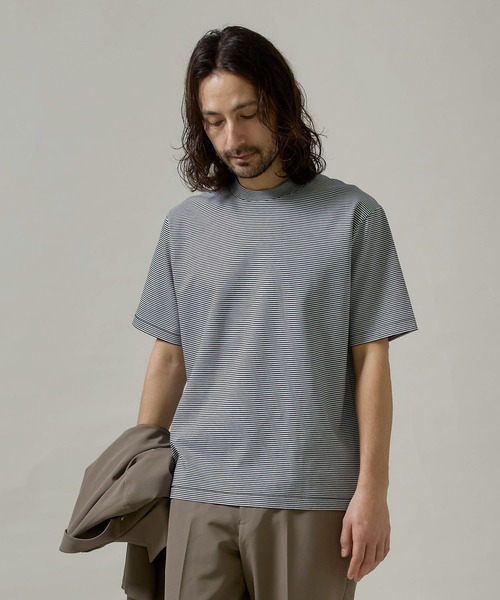 セール】『抗菌/防臭』LIFE STYLE TAILOR シルケットポンチストレッチT セール】『抗菌/防臭』LIFE STYLE TAILOR シルケットポンチストレッチT