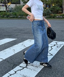 CANAL JEAN | YA-YA(ヤヤ) デニムロングスカート(デニムスカート)