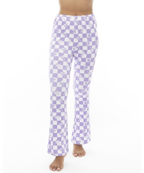 BILLABONG(ビラボン)の「BILLABONG レディース 【FOR SAND AND WATER】 PATTERN FLAR PANTS ロングパンツ 【2024年春夏モデル】/ビラボン総柄UVカットボタニカルフレアパンツ(その他パンツ・レディース・ブラック系その他/ブラウン系その他/パープル・LARGE/MEDIUM)」の15枚目の写真