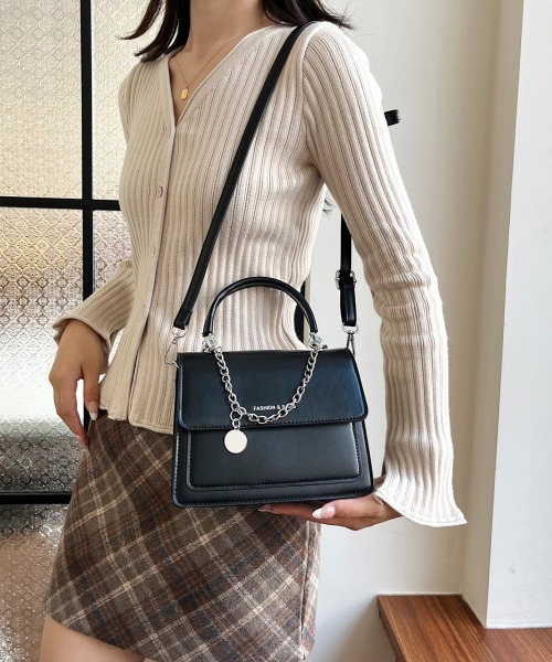 Miniministore(ミニミニストア)の「ショルダーバッグ斜めがけ レディース韓国(ショルダーバッグ・レディース・アイボリー/ブラック/ブラウン・FREE)」の5枚目の写真