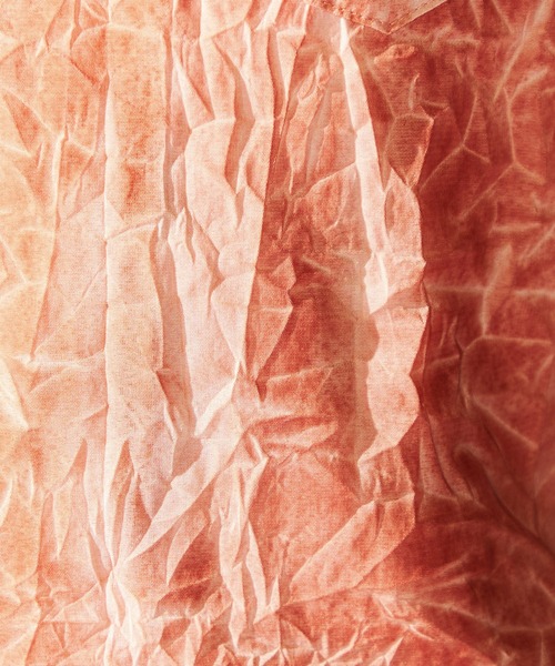 HIDEAWAYS NICOLE（ハイダウェイニコル）の「カラープリーツ５分袖シャツ（シャツ/ブラウス・メンズ・オレンジ/ネイビー/ピンク/ライトグレー・X-LARGE/LARGE/MEDIUM）」の18枚目の写真