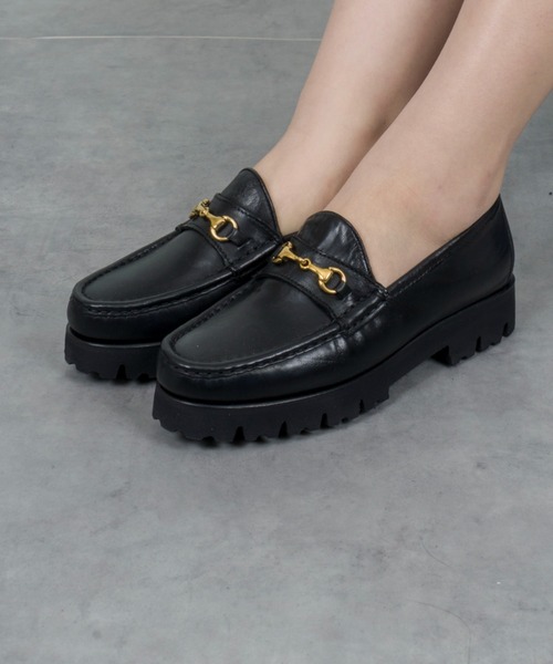 Daniele Lepori（ダニエル レポリ）の「【Daniele Lepori/ダニエル レポリ】厚底 ビットローファー 本革（ローファー・レディース・ブラック×ゴールド/ブラック×シルバー・36/37/38/39）」の16枚目の写真