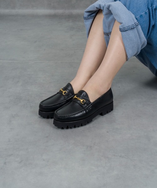 Daniele Lepori（ダニエル レポリ）の「【Daniele Lepori/ダニエル レポリ】厚底 ビットローファー 本革（ローファー・レディース・ブラック×ゴールド/ブラック×シルバー・36/37/38/39）」の21枚目の写真