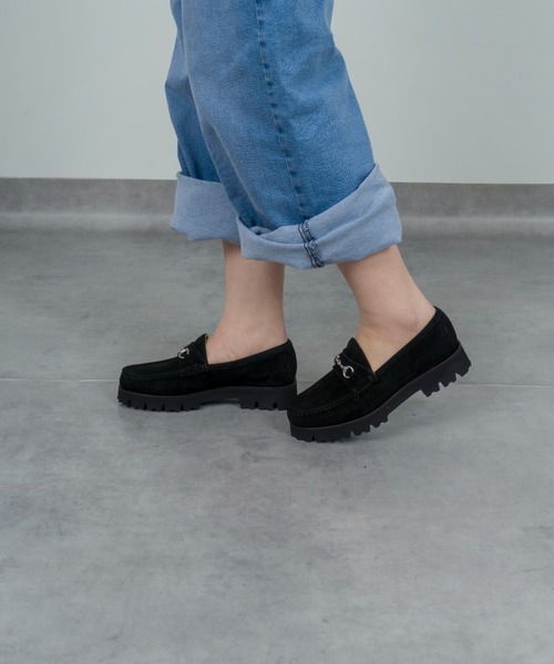 Daniele Lepori（ダニエル レポリ）の「【Daniele Lepori/ダニエル レポリ】厚底 ビットローファー 本革（ローファー・レディース・ブラック×ゴールド/ブラック×シルバー・36/37/38/39）」の18枚目の写真