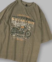 ピグメント加工ヴィンテージTシャツ/オーバーサイズ