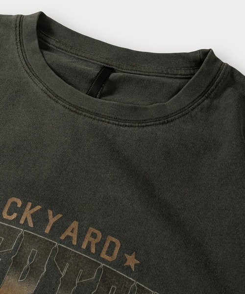 SlashDate(スラッシュデイト)の「ピグメント加工ヴィンテージTシャツ/オーバーサイズ(Tシャツ/カットソー・メンズ・ブラウン/ブラウン系その他2/ブラック系その他/ブラック/ブラウン系その他/ブラック系その他2・M/L/XL)」の19枚目の写真