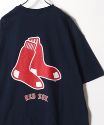 MLB（メジャーリーグベースボール）の「MLB/メジャーリーグベースボール チームロゴ ワンポイント バックプリント 半袖Tシャツ レディース メンズ（Tシャツ/カットソー・メンズ）」