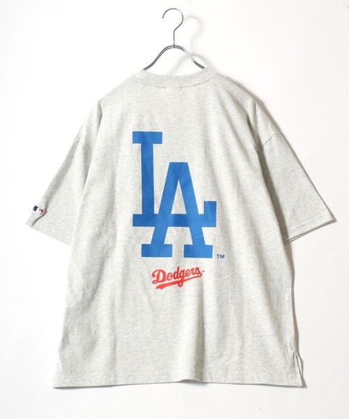 MLB(メジャーリーグベースボール)の「MLB/メジャーリーグベースボール チームロゴ ワンポイント バックプリント 半袖Tシャツ レディース メンズ(Tシャツ/カットソー・メンズ・ホワイト/レッド/グリーン/ネイビー/ブラック/アッシュグレー・M/L/LL)」の17枚目の写真