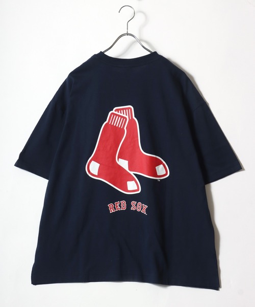 MLB(メジャーリーグベースボール)の「MLB/メジャーリーグベースボール チームロゴ ワンポイント バックプリント 半袖Tシャツ レディース メンズ(Tシャツ/カットソー・メンズ・ホワイト/レッド/グリーン/ネイビー/ブラック/アッシュグレー・M/L/LL)」の21枚目の写真