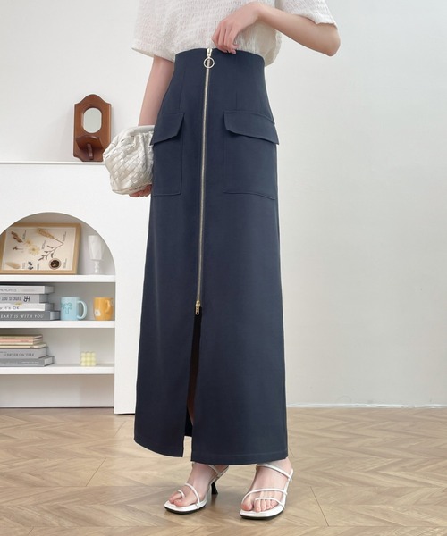 ABITOKYO(アビトーキョー)の「センタージップアップハイウエストタイトスカート(スカート・レディース・チャコールグレー/ブラック/ベージュ・S/M)」の19枚目の写真