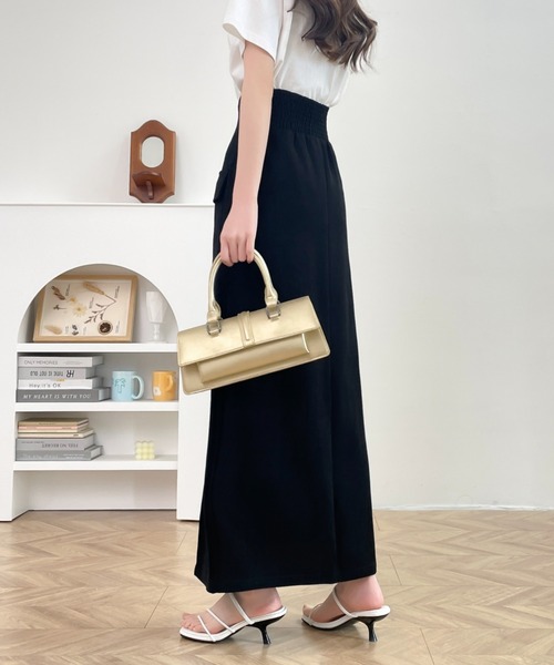 ABITOKYO(アビトーキョー)の「センタージップアップハイウエストタイトスカート(スカート・レディース・チャコールグレー/ブラック/ベージュ・S/M)」の4枚目の写真