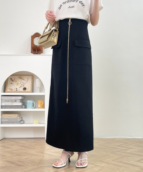 ABITOKYO(アビトーキョー)の「センタージップアップハイウエストタイトスカート(スカート・レディース・チャコールグレー/ブラック/ベージュ・S/M)」の14枚目の写真