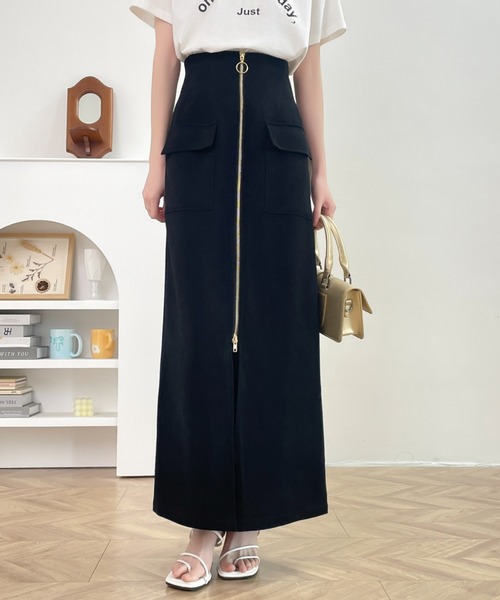 ABITOKYO(アビトーキョー)の「センタージップアップハイウエストタイトスカート(スカート・レディース・チャコールグレー/ブラック/ベージュ・S/M)」の15枚目の写真