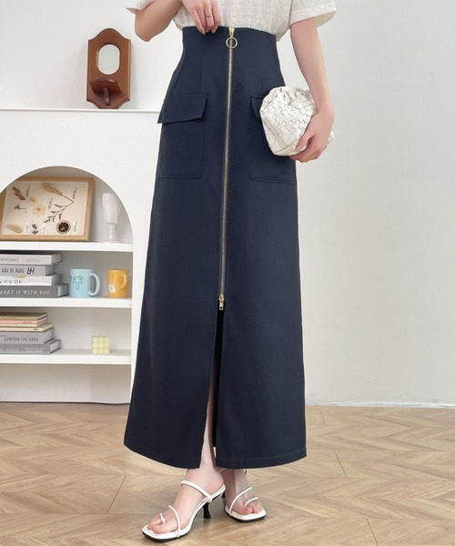 ABITOKYO(アビトーキョー)の「センタージップアップハイウエストタイトスカート(スカート・レディース・チャコールグレー/ブラック/ベージュ・S/M)」の13枚目の写真