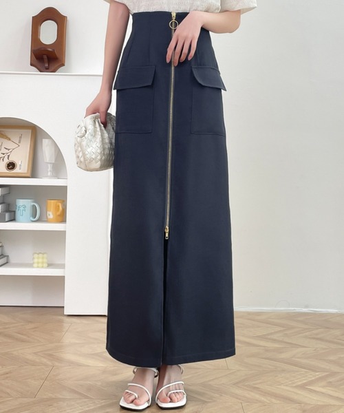 ABITOKYO(アビトーキョー)の「センタージップアップハイウエストタイトスカート(スカート・レディース・チャコールグレー/ブラック/ベージュ・S/M)」の21枚目の写真