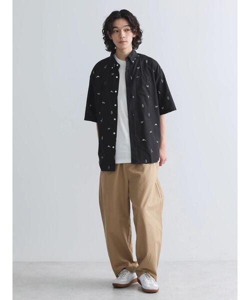 CRAFT STANDARD BOUTIQUE（クラフトスタンダードブティック）の「アニマルプリントボタンダウン半袖シャツ（シャツ/ブラウス・メンズ・ホワイト/ブルー/ブラック・LL/L/M）」の12枚目の写真