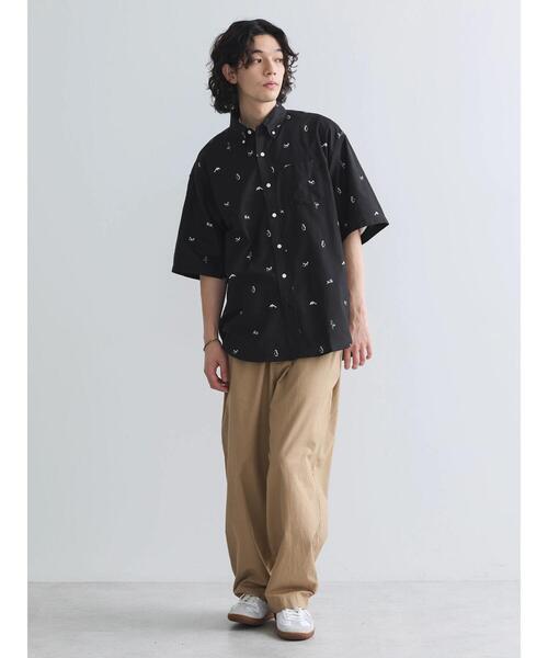 CRAFT STANDARD BOUTIQUE（クラフトスタンダードブティック）の「アニマルプリントボタンダウン半袖シャツ（シャツ/ブラウス・メンズ・ホワイト/ブルー/ブラック・LL/L/M）」の13枚目の写真