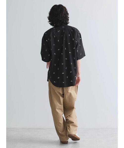 CRAFT STANDARD BOUTIQUE（クラフトスタンダードブティック）の「アニマルプリントボタンダウン半袖シャツ（シャツ/ブラウス・メンズ・ホワイト/ブルー/ブラック・LL/L/M）」の15枚目の写真
