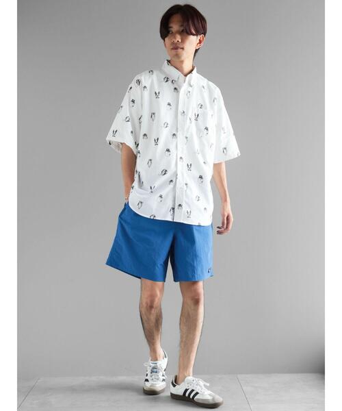 CRAFT STANDARD BOUTIQUE（クラフトスタンダードブティック）の「アニマルプリントボタンダウン半袖シャツ（シャツ/ブラウス・メンズ・ホワイト/ブルー/ブラック・LL/L/M）」の20枚目の写真