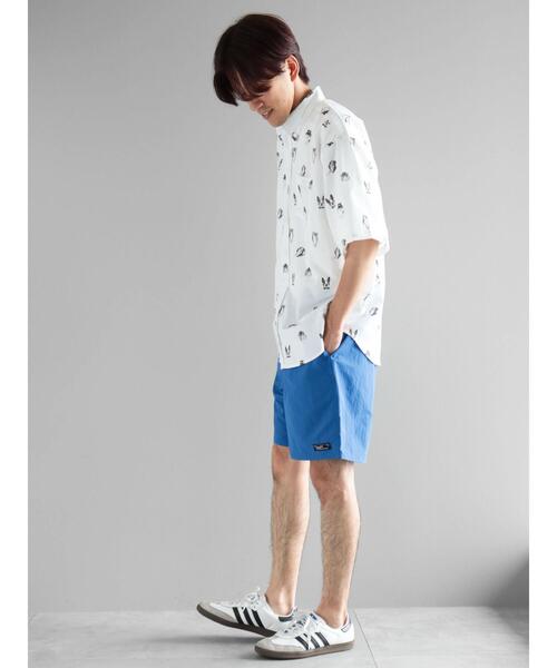 CRAFT STANDARD BOUTIQUE（クラフトスタンダードブティック）の「アニマルプリントボタンダウン半袖シャツ（シャツ/ブラウス・メンズ・ホワイト/ブルー/ブラック・LL/L/M）」の21枚目の写真