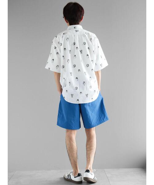 CRAFT STANDARD BOUTIQUE（クラフトスタンダードブティック）の「アニマルプリントボタンダウン半袖シャツ（シャツ/ブラウス・メンズ・ホワイト/ブルー/ブラック・LL/L/M）」の22枚目の写真