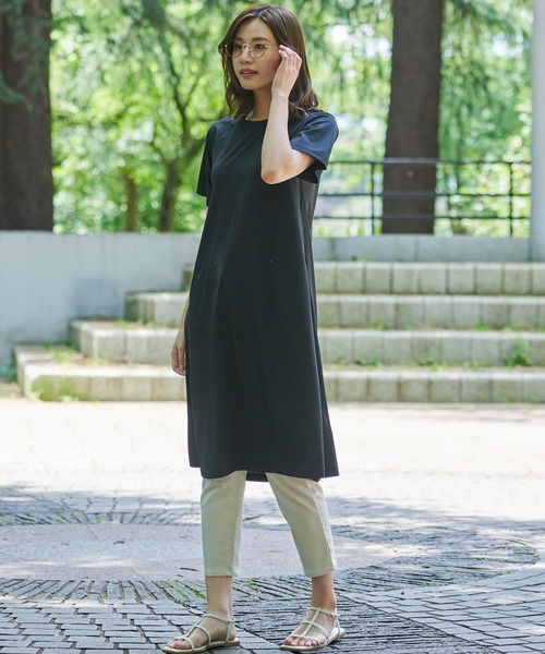 Arnold Palmer（アーノルドパーマー）の「タウン & レジャー 半袖 ワンピース（ワンピース・レディース・アイボリー/ブラック/テラコッタ・L/M/S）」の18枚目の写真