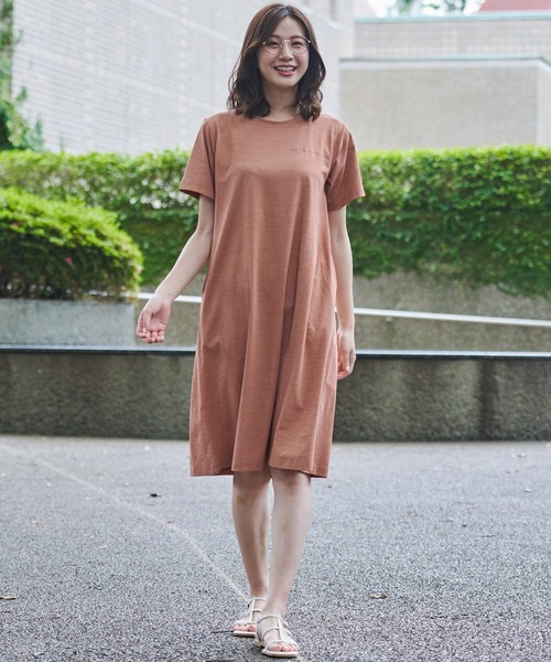 Arnold Palmer（アーノルドパーマー）の「タウン & レジャー 半袖 ワンピース（ワンピース・レディース・アイボリー/ブラック/テラコッタ・L/M/S）」の21枚目の写真