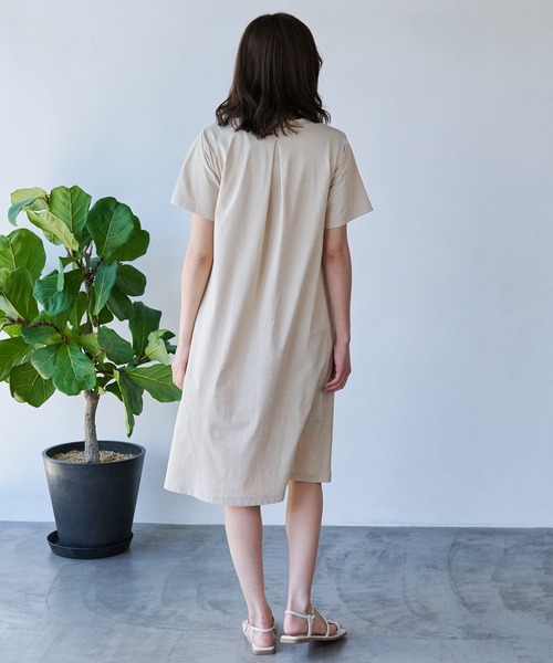 Arnold Palmer（アーノルドパーマー）の「タウン & レジャー 半袖 ワンピース（ワンピース・レディース・アイボリー/ブラック/テラコッタ・L/M/S）」の13枚目の写真