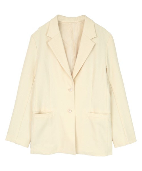 UR'S（ユアーズ）の「テーラードシングルジャケット（テーラードジャケット・レディース・ライトグレー/ブラック/アイボリー・S/M/L）」の11枚目の写真