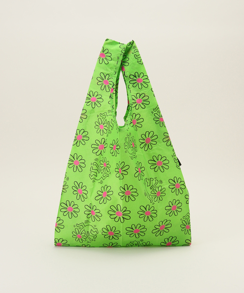 U by SPICK&SPAN（ユーバイスピックアンドスパン）の「【BAGGU/バグゥ】 Standard Baggu KEITH HELING（ハンドバッグ・レディース・ブルー/ピンク/グリーン・FREE）」の5枚目の写真