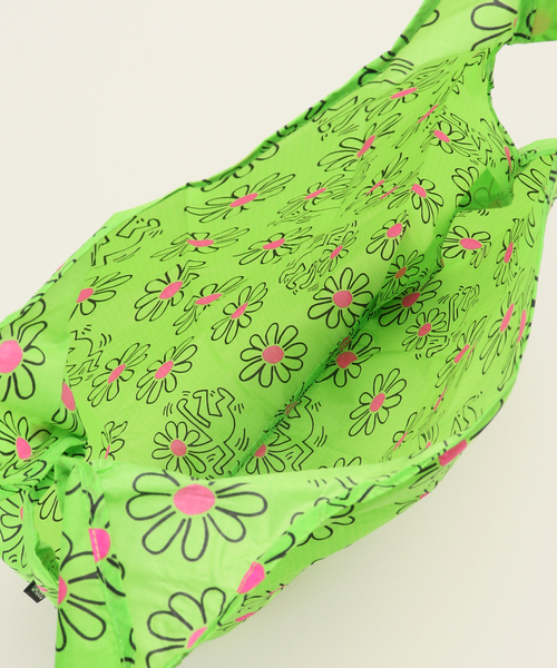 U by SPICK&SPAN（ユーバイスピックアンドスパン）の「【BAGGU/バグゥ】 Standard Baggu KEITH HELING（ハンドバッグ・レディース・ブルー/ピンク/グリーン・FREE）」の7枚目の写真