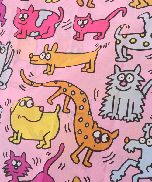 U by SPICK&SPAN（ユーバイスピックアンドスパン）の「【BAGGU/バグゥ】 Standard Baggu KEITH HELING（ハンドバッグ・レディース・ブルー/ピンク/グリーン・FREE）」の11枚目の写真