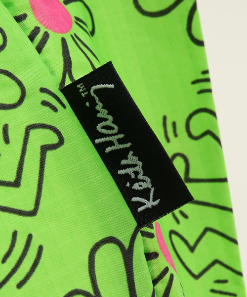 U by SPICK&SPAN（ユーバイスピックアンドスパン）の「【BAGGU/バグゥ】 Standard Baggu KEITH HELING（ハンドバッグ・レディース・ブルー/ピンク/グリーン・FREE）」の13枚目の写真