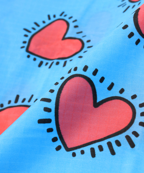 U by SPICK&SPAN（ユーバイスピックアンドスパン）の「【BAGGU/バグゥ】 Standard Baggu KEITH HELING（ハンドバッグ・レディース・ブルー/ピンク/グリーン・FREE）」の20枚目の写真