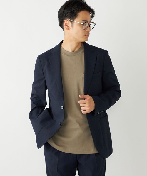 SHIPS Colors(シップス カラーズ)の「SHIPS Colors:CLEAR EFFECT(R) サッカージャケット(セットアップ対応可能)(スーツジャケット・メンズ・ネイビー/グレー/ダークブルー・44/46/48/50)」の17枚目の写真