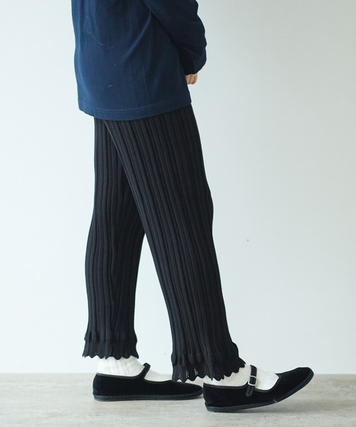bulle de savon（ビュルデサボン）の「knit petti パンツ（その他パンツ・レディース・ブラック/ピンク/ホワイト・FREE）」の12枚目の写真