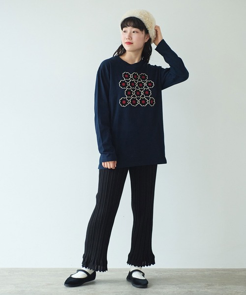 bulle de savon（ビュルデサボン）の「knit petti パンツ（その他パンツ・レディース・ブラック/ピンク/ホワイト・FREE）」の6枚目の写真