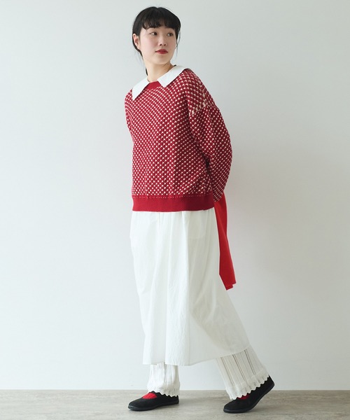 bulle de savon（ビュルデサボン）の「knit petti パンツ（その他パンツ・レディース・ブラック/ピンク/ホワイト・FREE）」の15枚目の写真