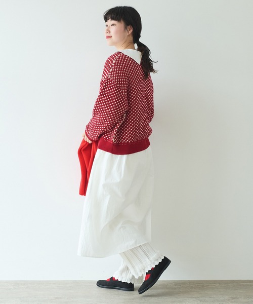 bulle de savon（ビュルデサボン）の「knit petti パンツ（その他パンツ・レディース・ブラック/ピンク/ホワイト・FREE）」の16枚目の写真