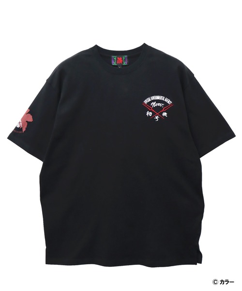 PANDIESTA（パンディエスタ）の「EVANGELION×錦 / ヱヴァンゲリヲン×ニシキ　墨絵風初号機咆哮T(M2)（Tシャツ/カットソー・メンズ・ホワイト/ブラック・M/L/XXL/XL）」の3枚目の写真