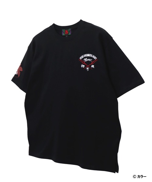 PANDIESTA（パンディエスタ）の「EVANGELION×錦 / ヱヴァンゲリヲン×ニシキ　墨絵風初号機咆哮T(M2)（Tシャツ/カットソー・メンズ・ホワイト/ブラック・M/L/XXL/XL）」の4枚目の写真