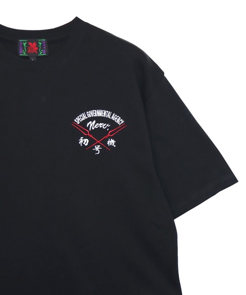 PANDIESTA（パンディエスタ）の「EVANGELION×錦 / ヱヴァンゲリヲン×ニシキ　墨絵風初号機咆哮T(M2)（Tシャツ/カットソー・メンズ・ホワイト/ブラック・M/L/XXL/XL）」の6枚目の写真